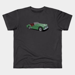 Triumph TR3 in green Kids T-Shirt